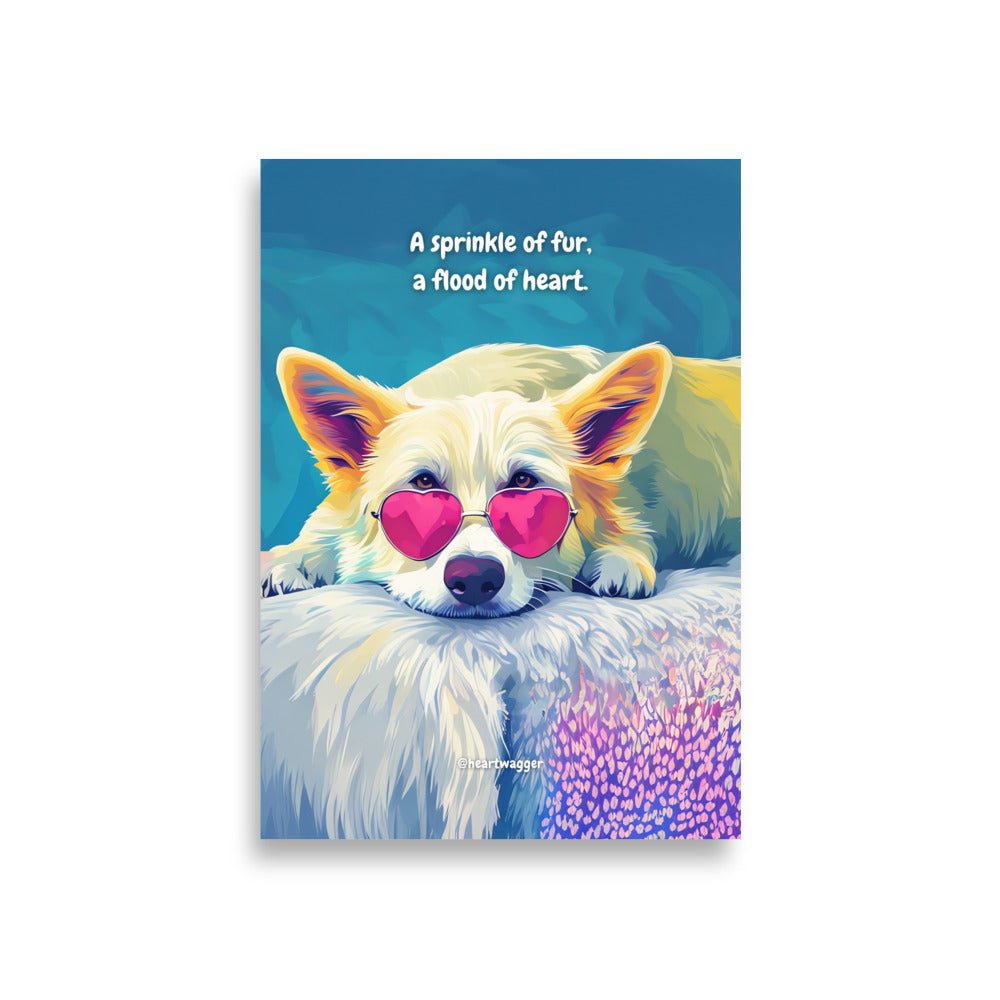 Poster - A sprinkle of fur, a flood of heart