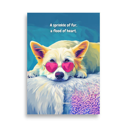 Poster - A sprinkle of fur, a flood of heart - SHALMIAK