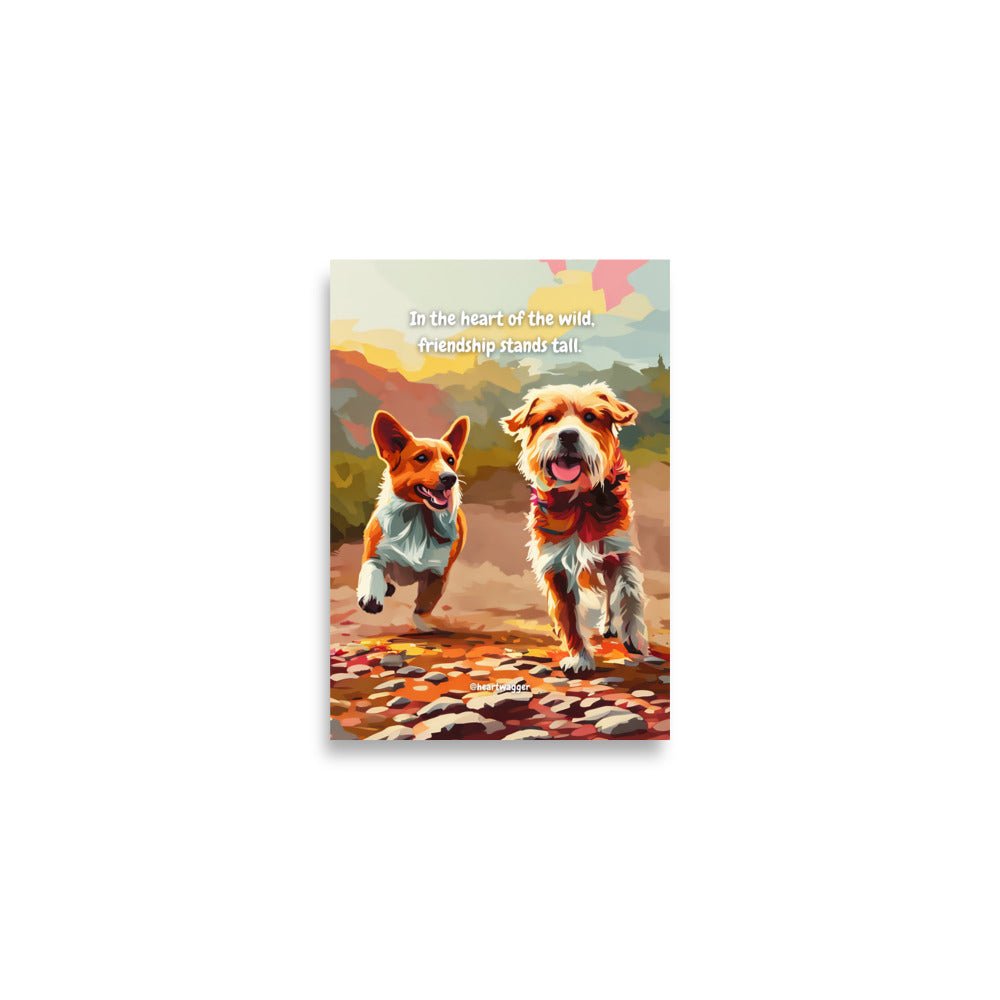 Poster - In the heart of the wild, friendship stands tall - SHALMIAK