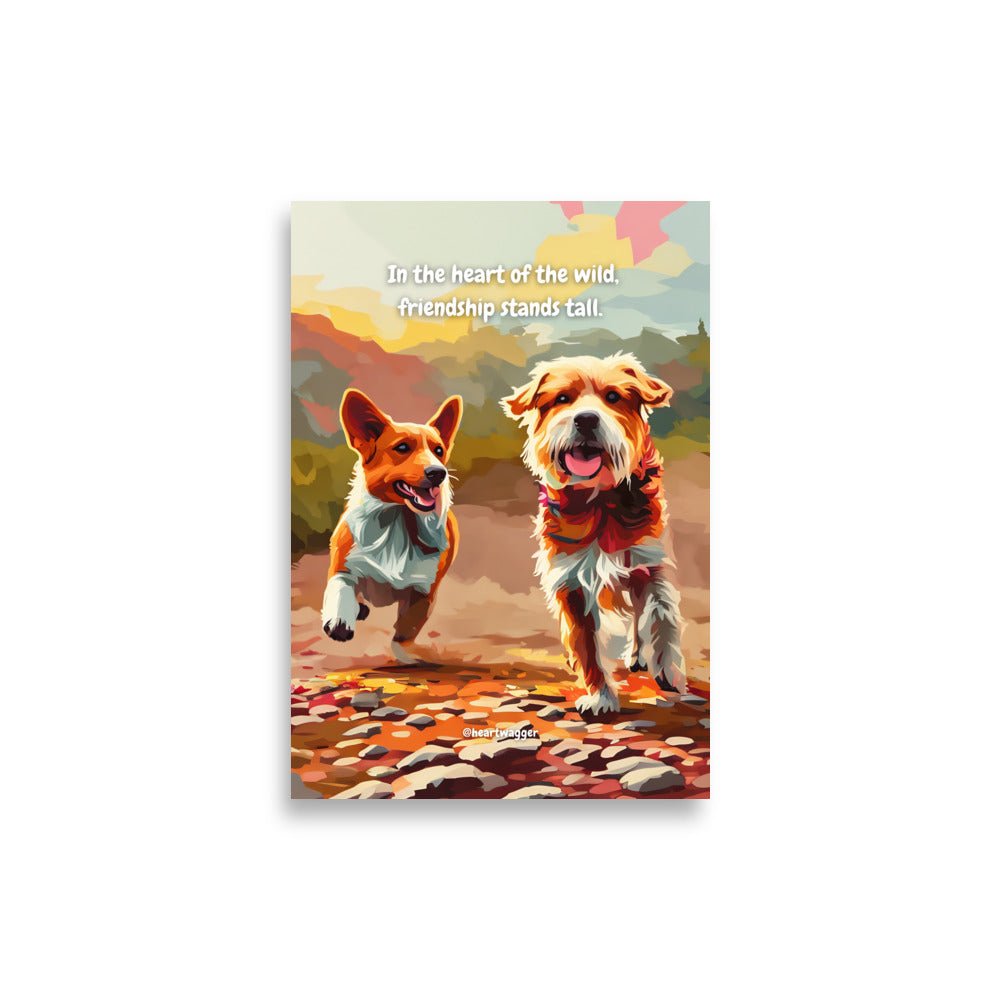 Poster - In the heart of the wild, friendship stands tall - SHALMIAK