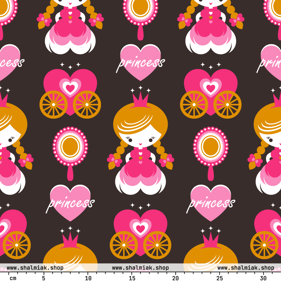 Fabric - PRINCESS brown