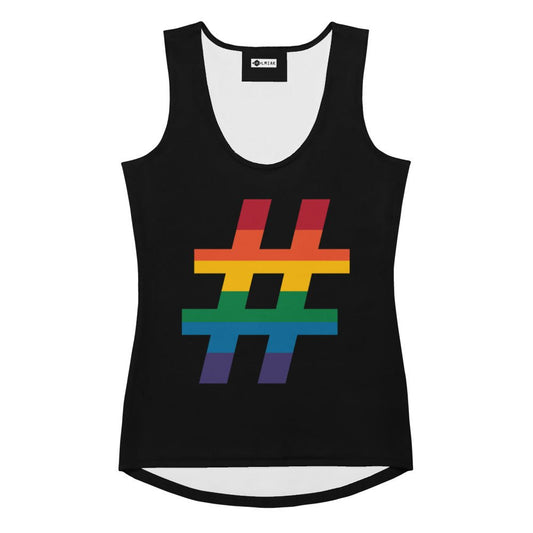 RAINBOW black - Tank Top - SHALMIAK