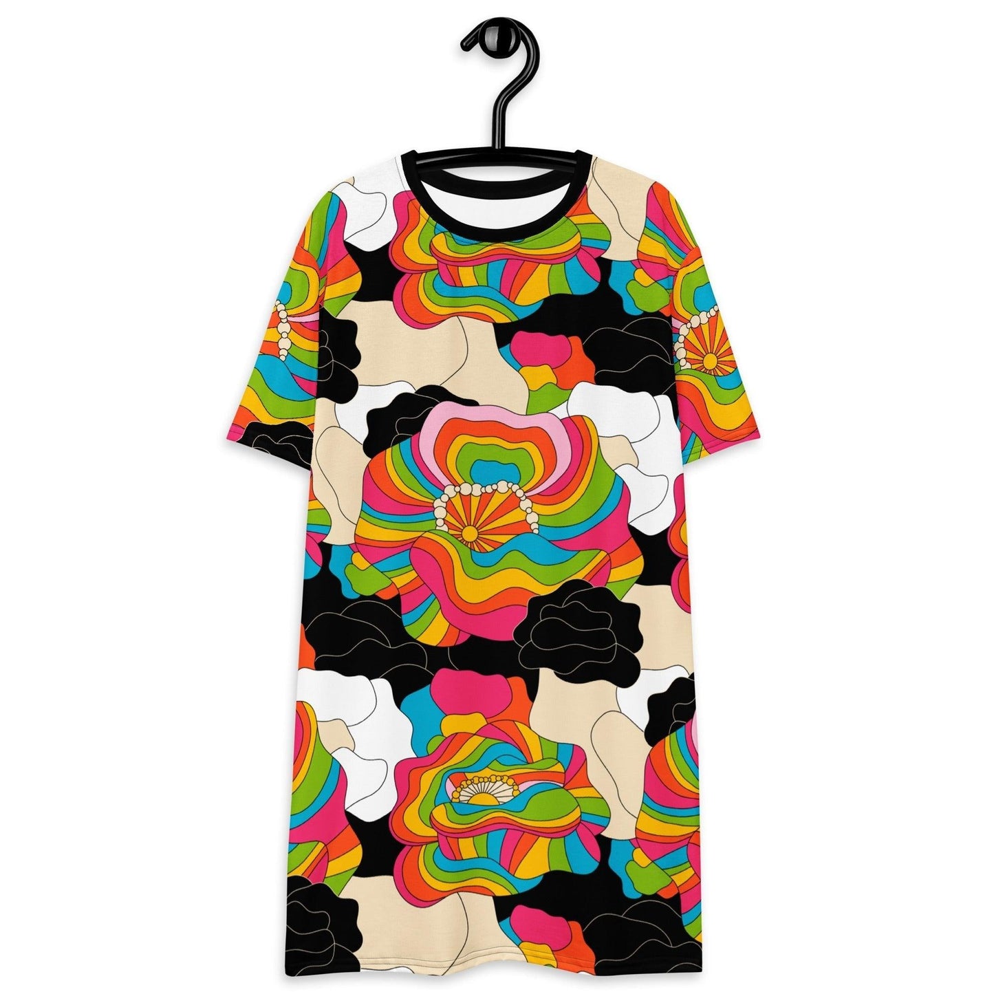 RAINBOW POPPY - T-Shirt Dress - SHALMIAK
