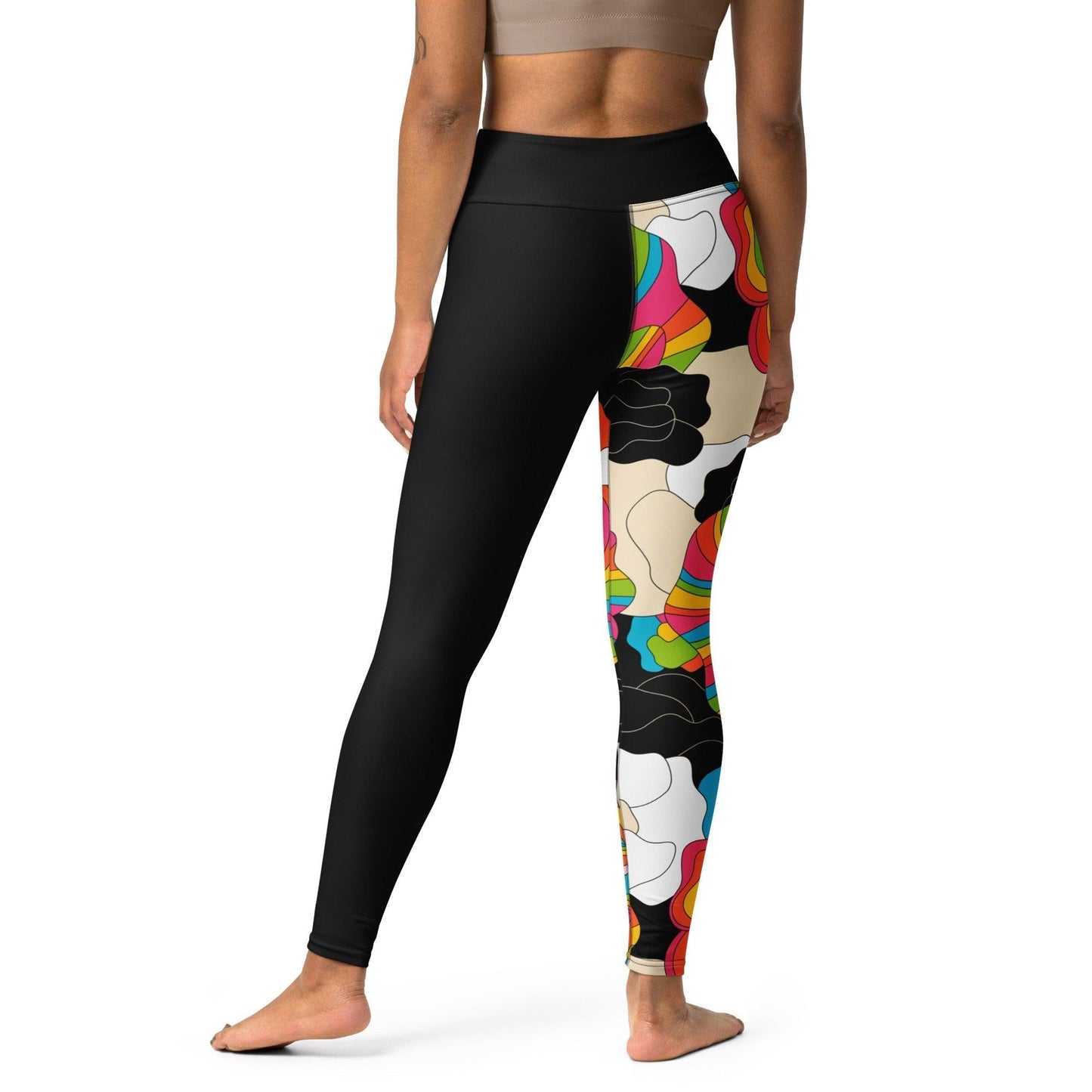 RAINBOW POPPY - Yoga Leggings - SHALMIAK