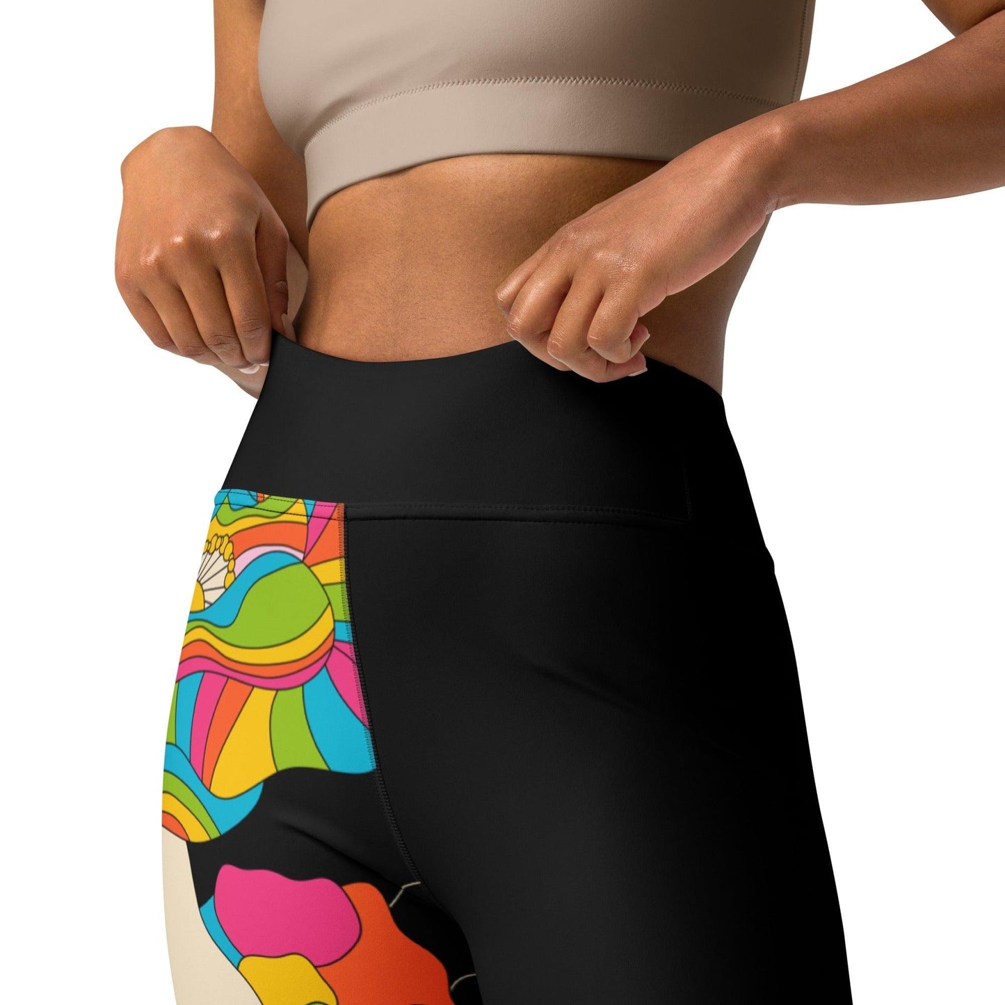 RAINBOW POPPY - Yoga Leggings - SHALMIAK