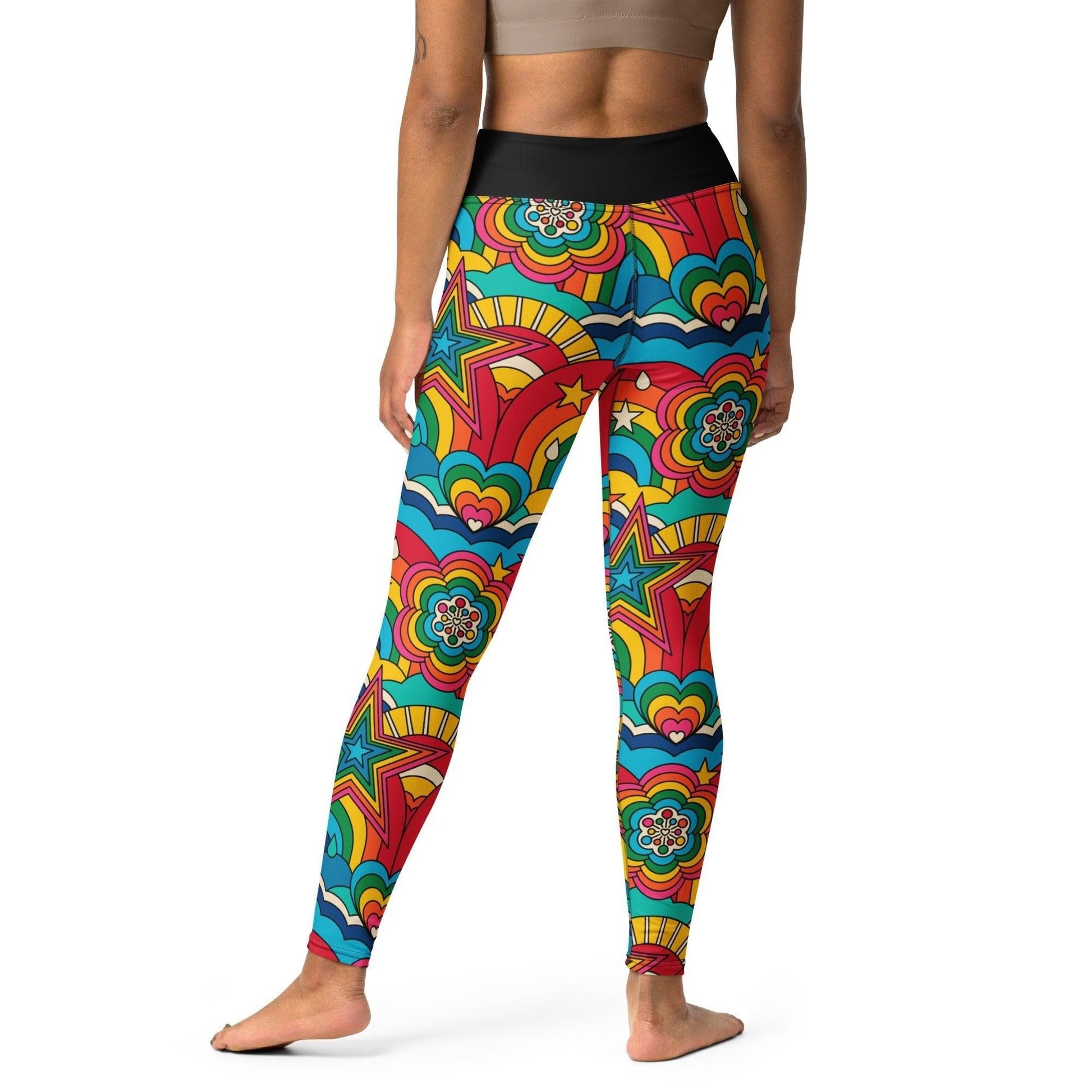 RAINBOW RAVE - 2 - Yoga Leggings - SHALMIAK