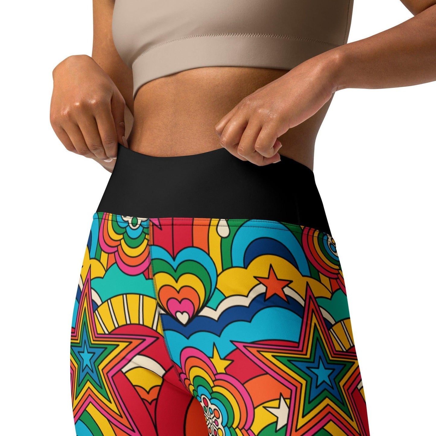 RAINBOW RAVE - 2 - Yoga Leggings - SHALMIAK