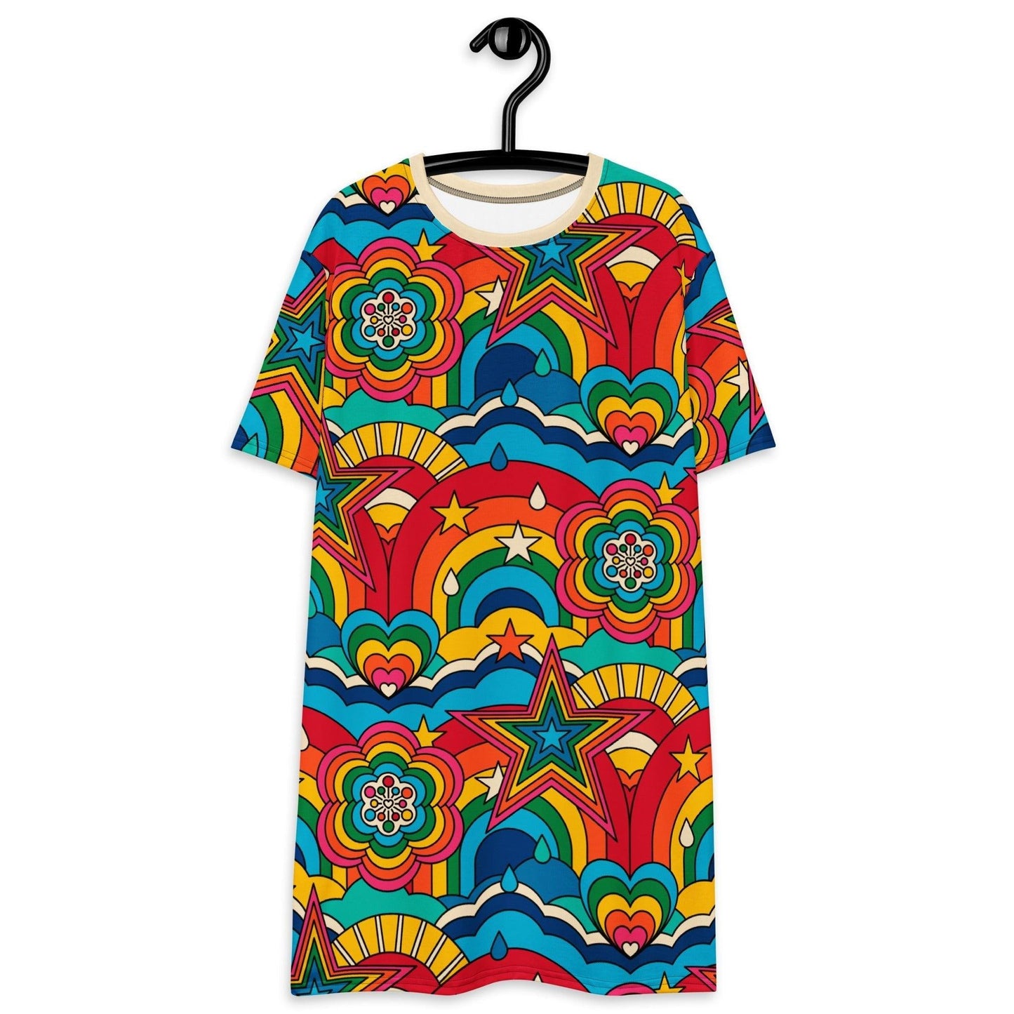 RAINBOW RAVE - T-Shirt Dress - SHALMIAK