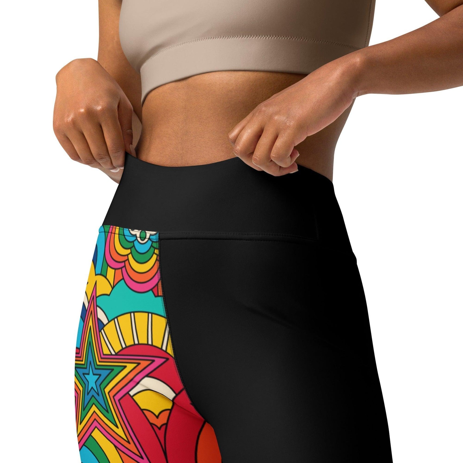 RAINBOW RAVE - Yoga Leggings - SHALMIAK