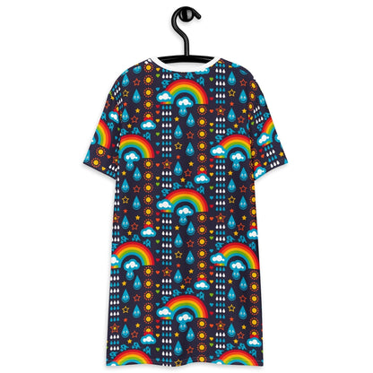RAINBOWPHANT blue - T-Shirt Dress - SHALMIAK