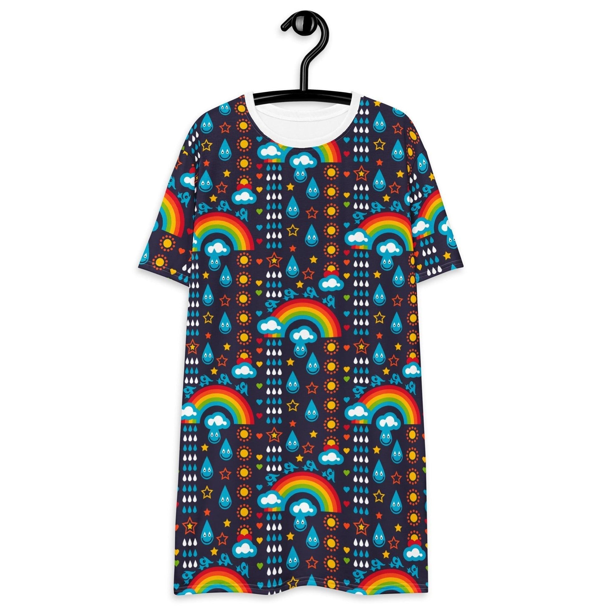 RAINBOWPHANT blue - T-Shirt Dress - SHALMIAK