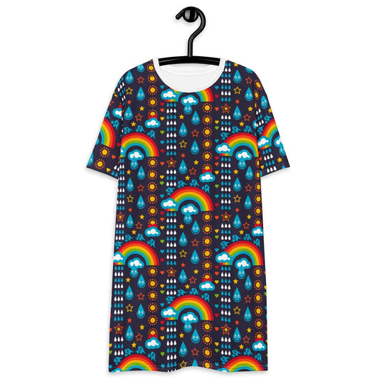 RAINBOWPHANT blue - T-Shirt Dress - SHALMIAK