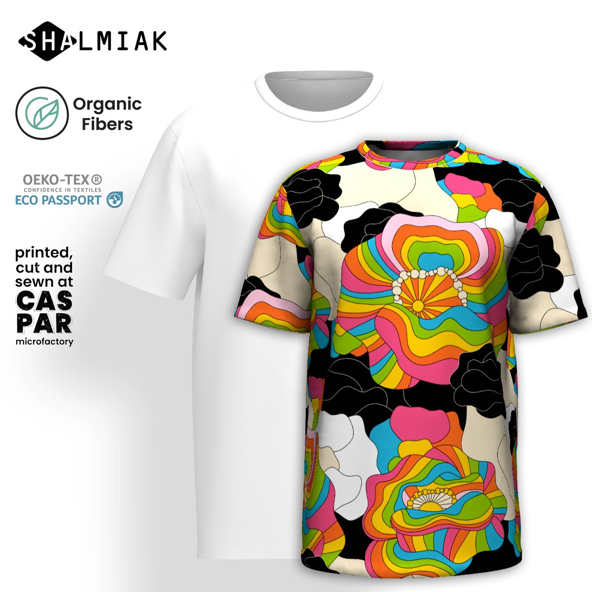 RAINBOW POPPY - T-shirt (organic cotton)