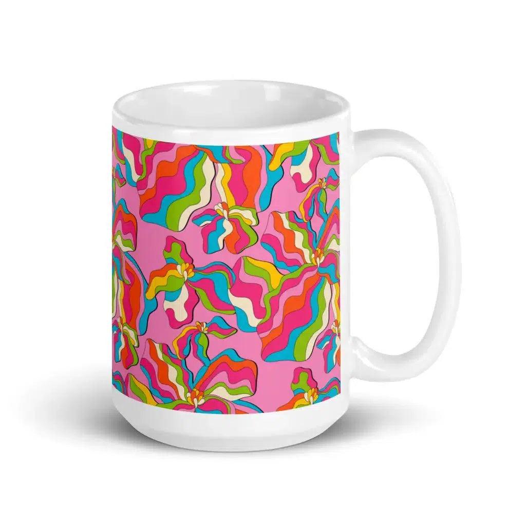SASSY IRIS pink - Mug - SHALMIAK