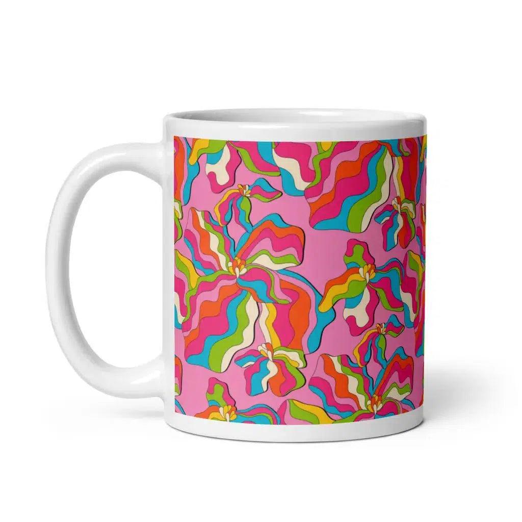 SASSY IRIS pink - Mug - SHALMIAK
