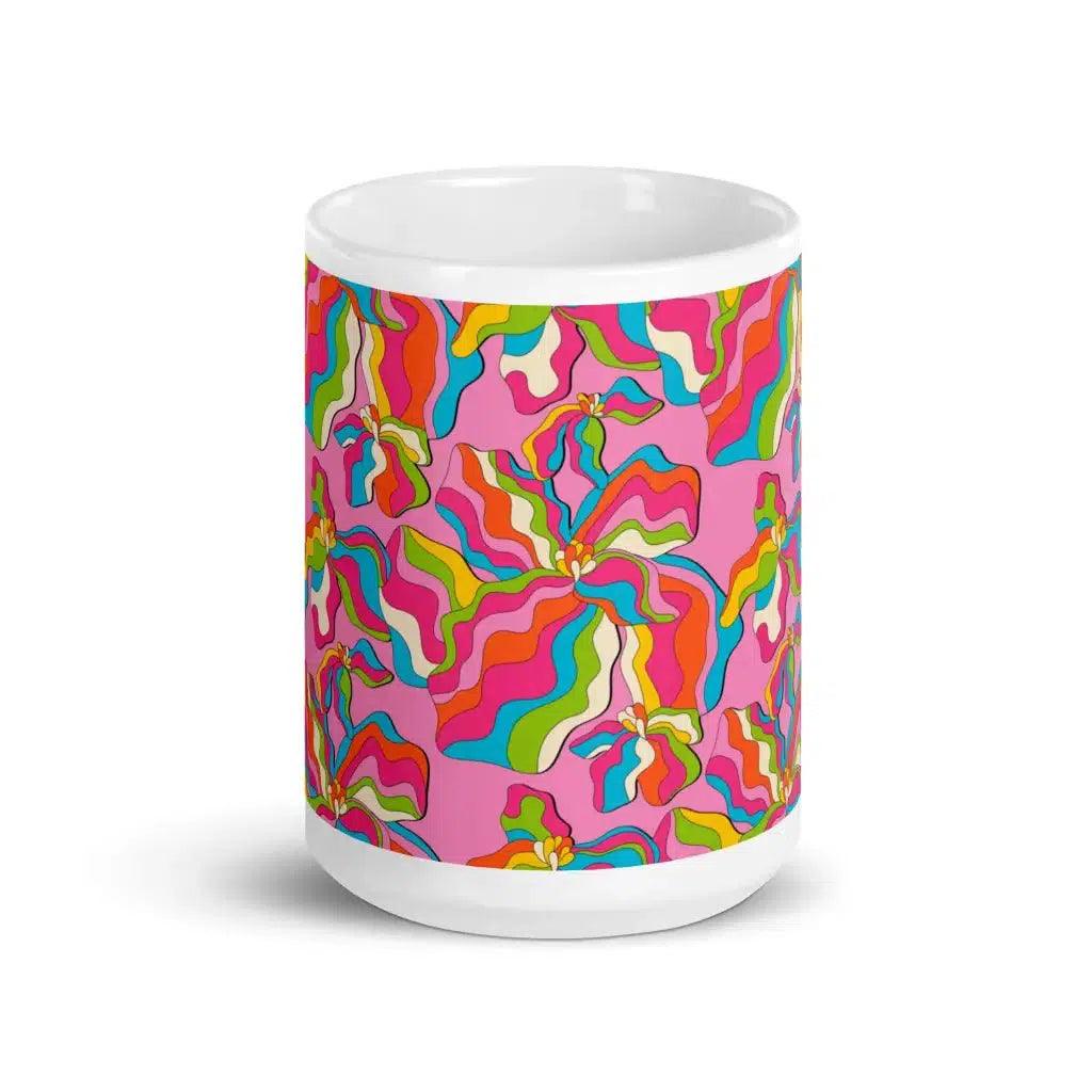 SASSY IRIS pink - Mug - SHALMIAK