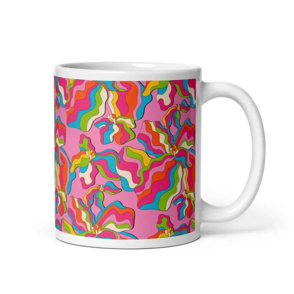 SASSY IRIS pink - Mug - SHALMIAK