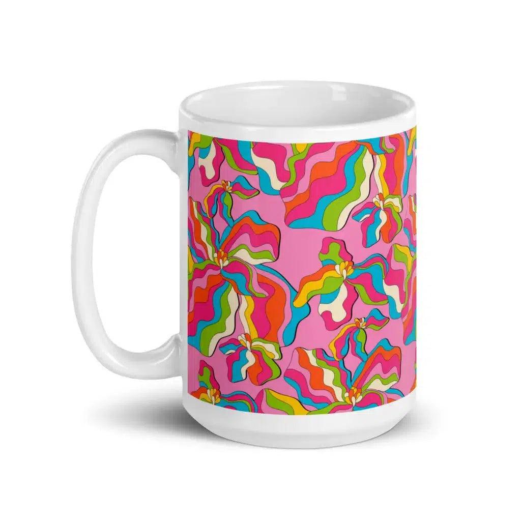 SASSY IRIS pink - Mug - SHALMIAK