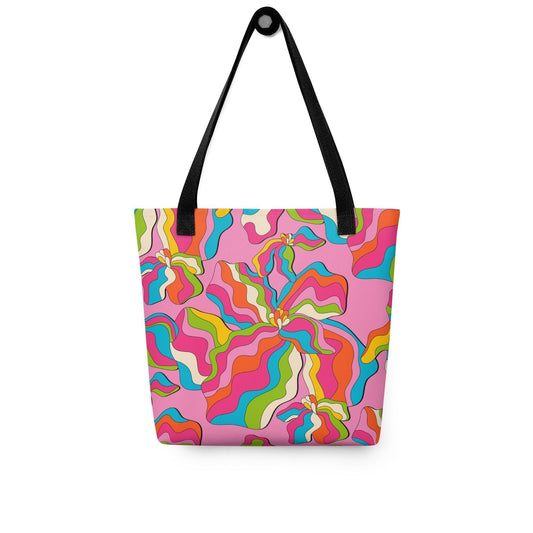 SASSY IRIS pink - Tote Bag - SHALMIAK