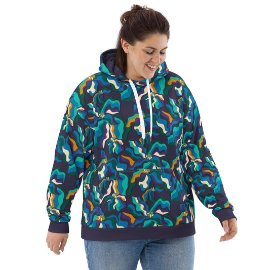 SASSY IRIS purple - Hoodie - SHALMIAK