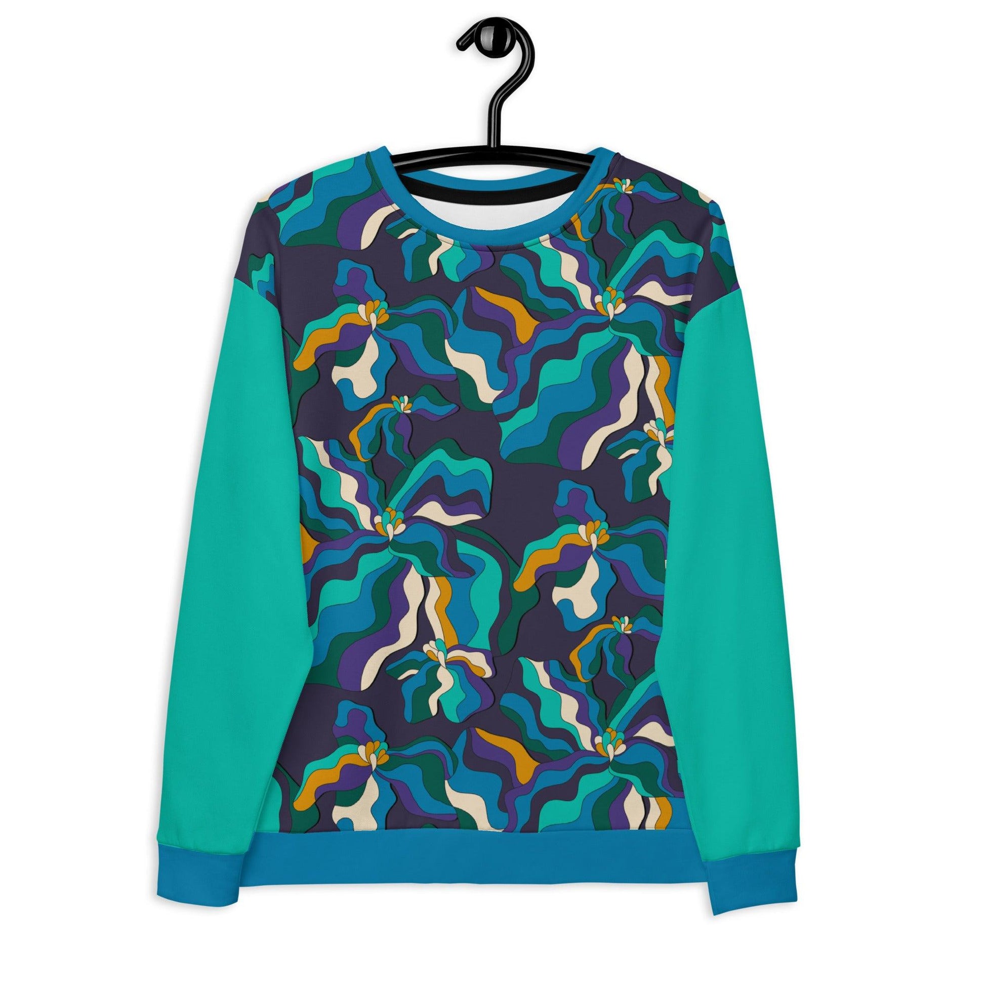 SASSY IRIS purple - Sweatshirt - SHALMIAK