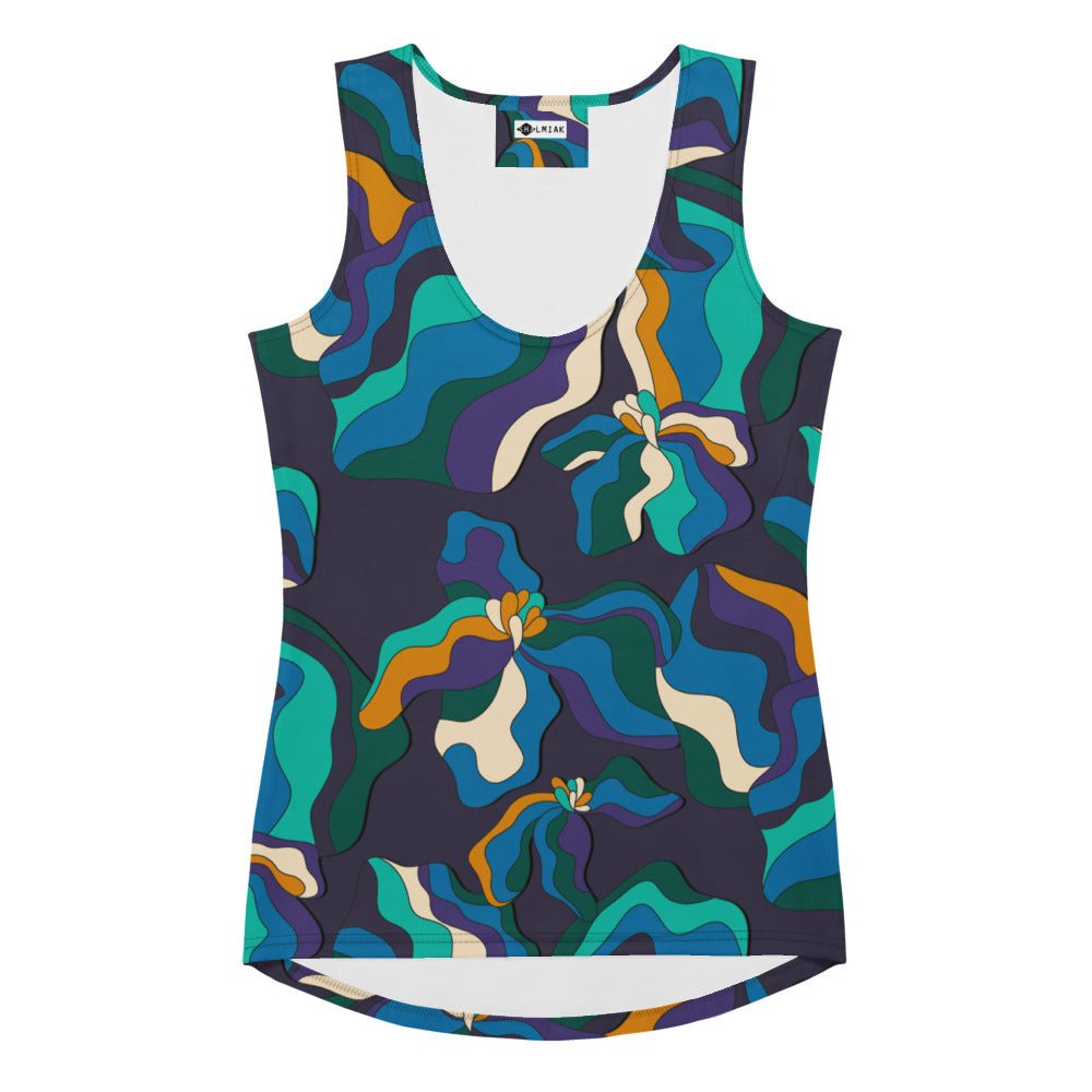 SASSY IRIS purple - Tank Top - SHALMIAK