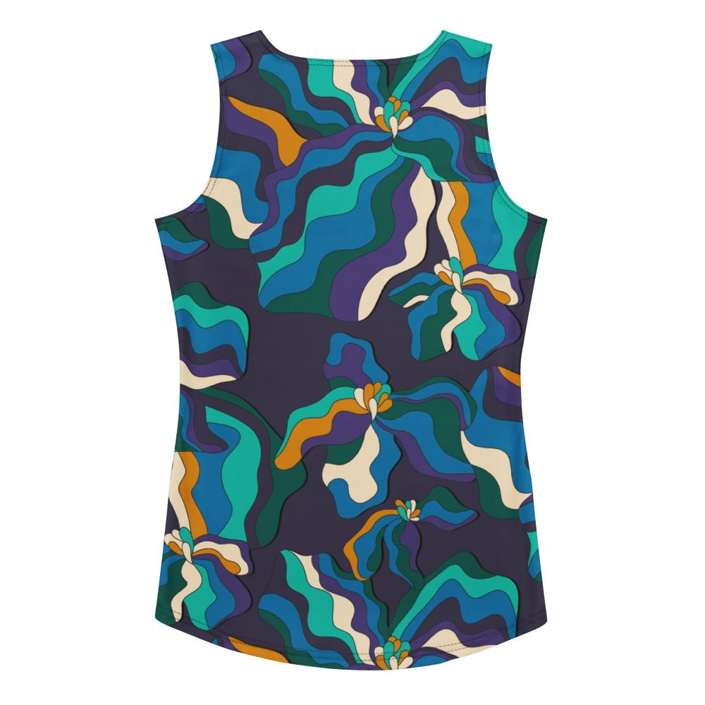 SASSY IRIS purple - Tank Top - SHALMIAK