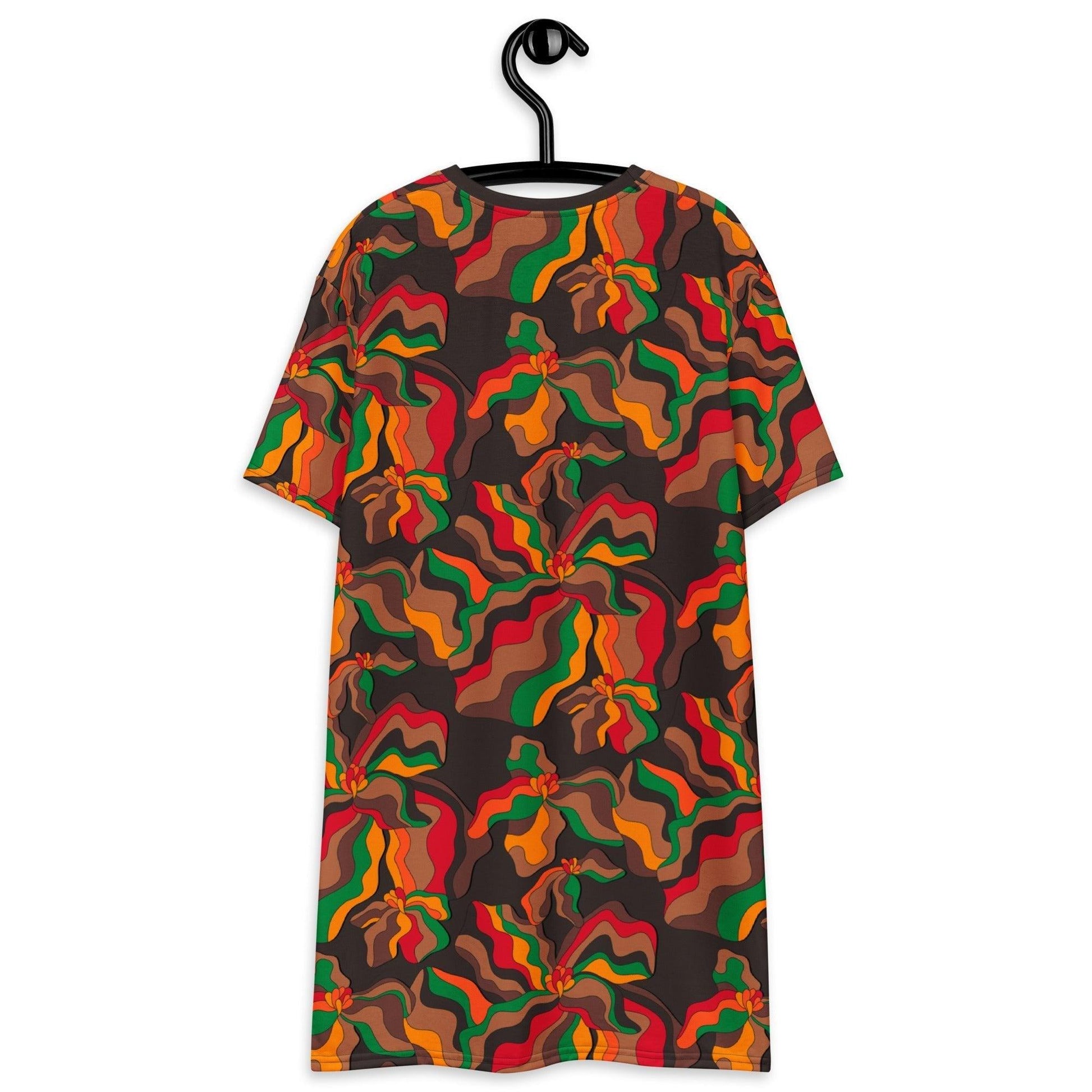 SASSY IRIS retro - T-Shirt Dress - SHALMIAK