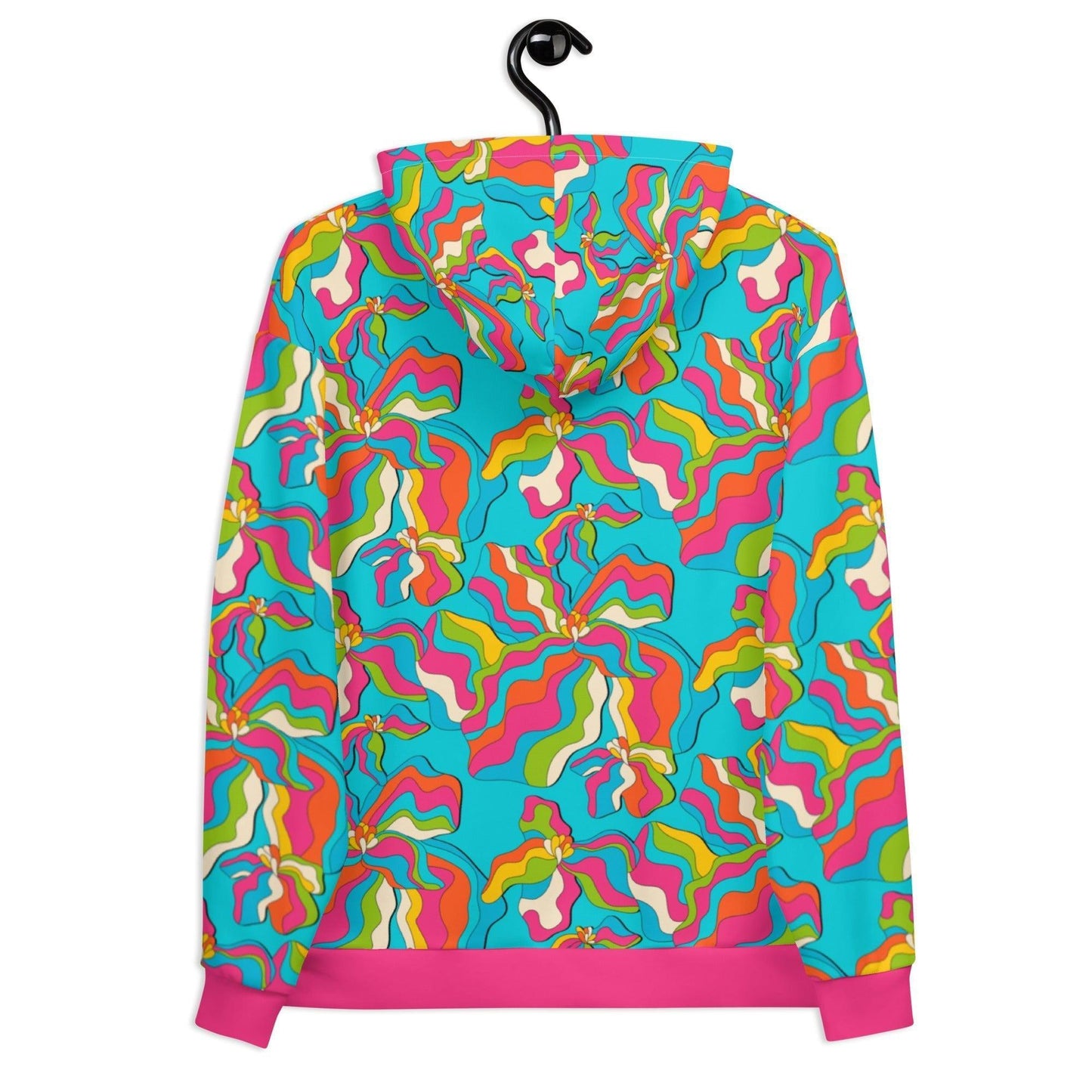 SASSY IRIS turquoise - Hoodie - SHALMIAK