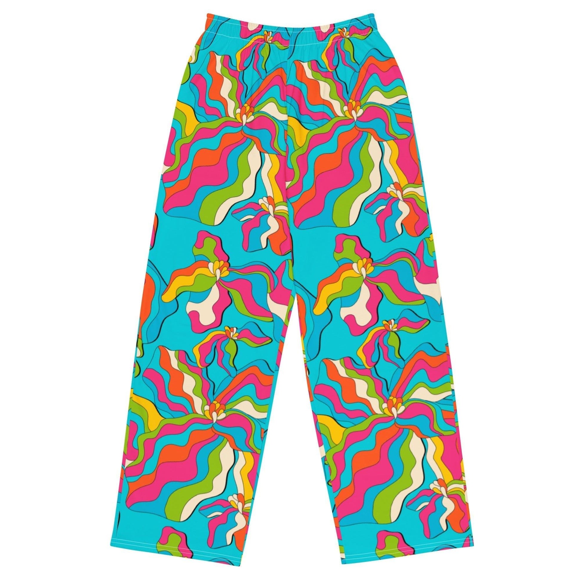 SASSY IRIS turquoise - Pants - SHALMIAK