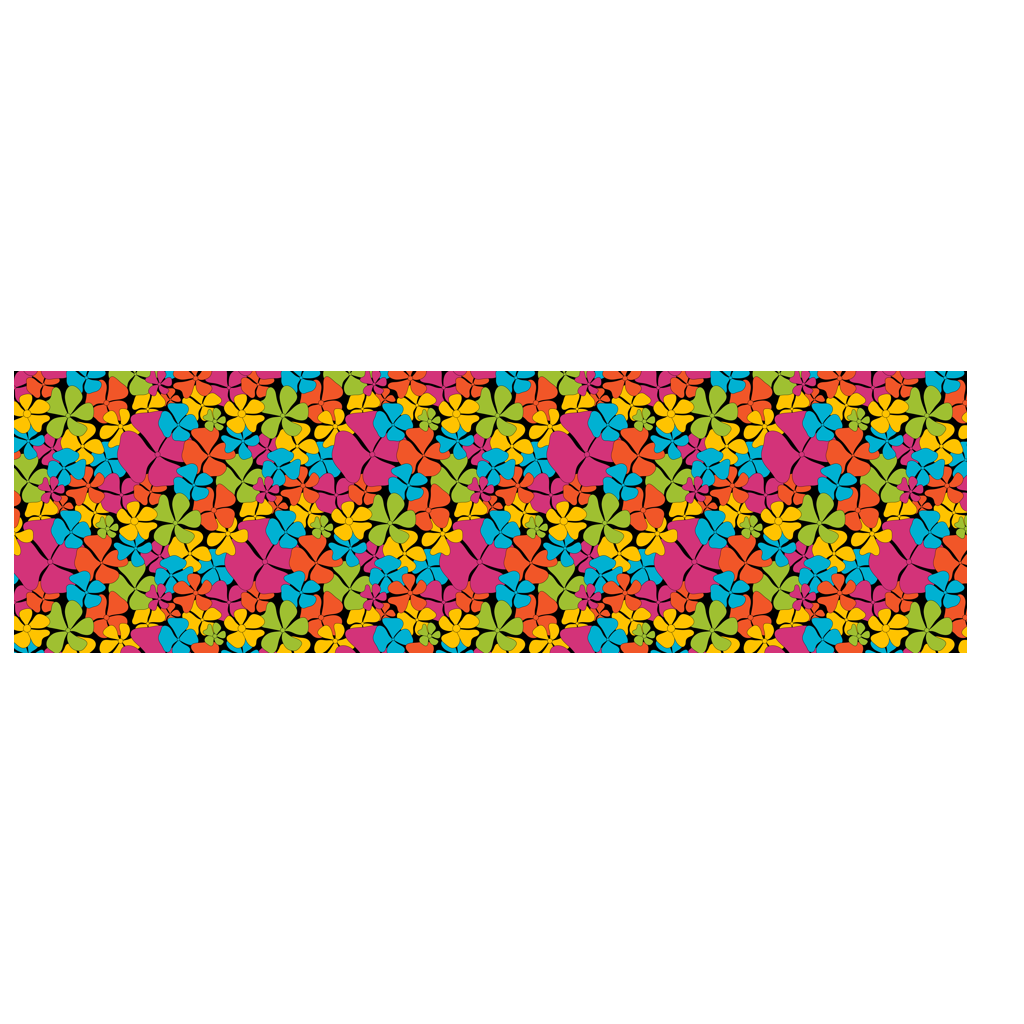 Scarf - ADELIE color - Wild floral print