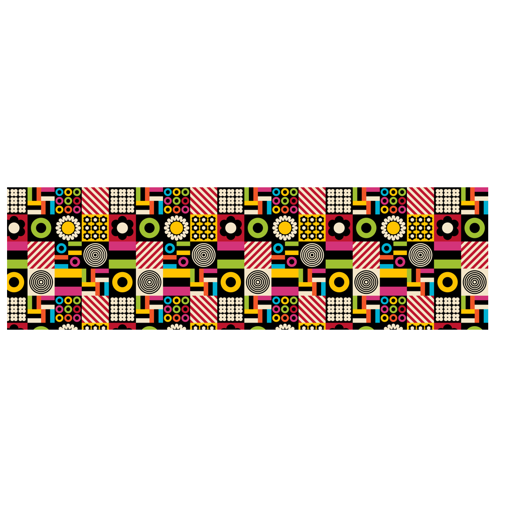 Scarf - CANDYBOX - Bold candy shapes print