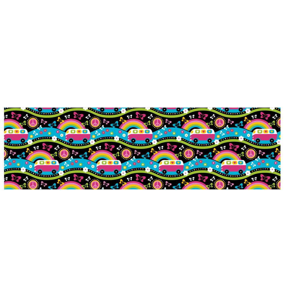 Scarf - HIPPIE DAY sweet - Colorful hippie print