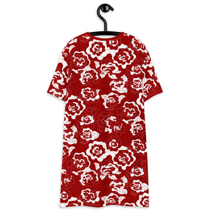 T-Shirt Dress - SERENITY scarlet