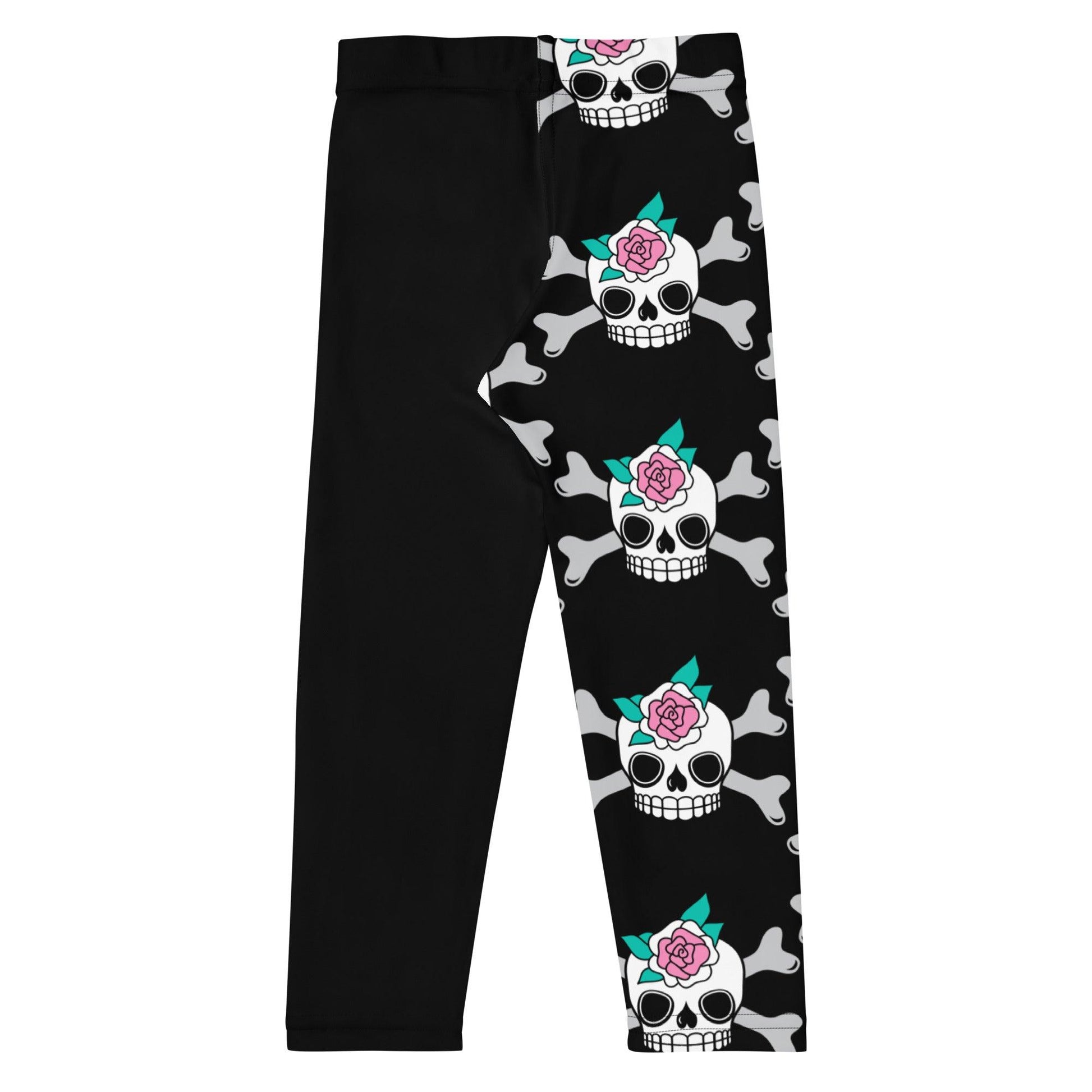 SKULLROSE black - Kids' Leggings - SHALMIAK