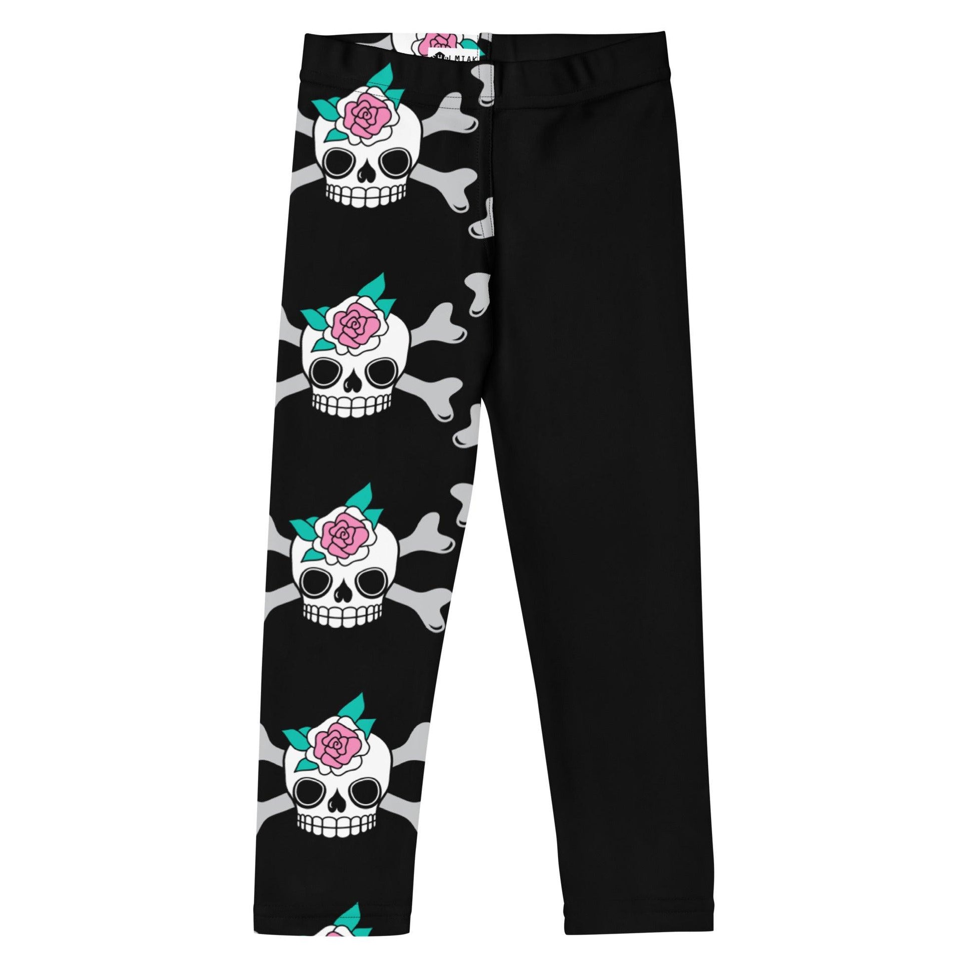 SKULLROSE black - Kids' Leggings - SHALMIAK