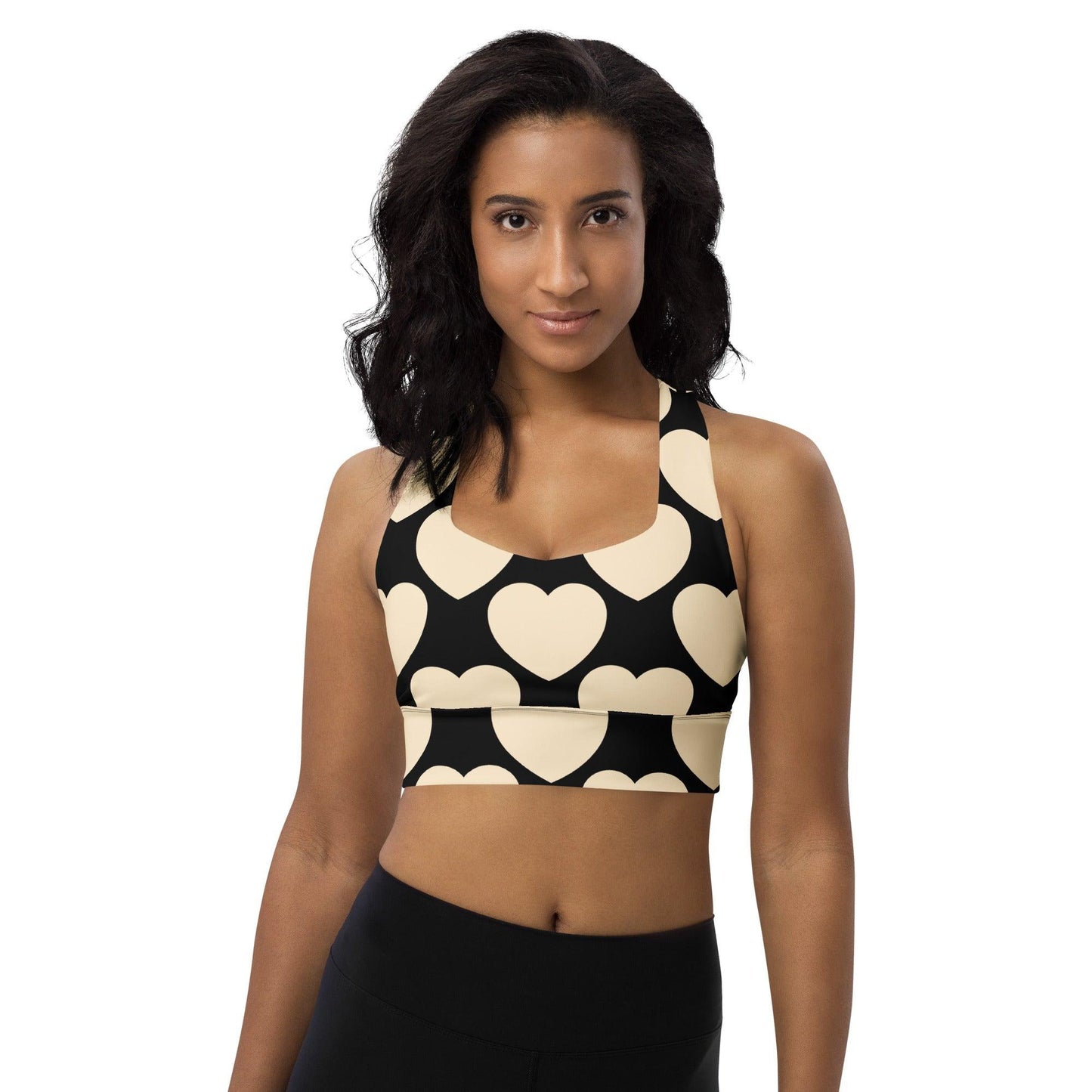 Sports Bra - ELLIE LOVE black - SHALMIAK