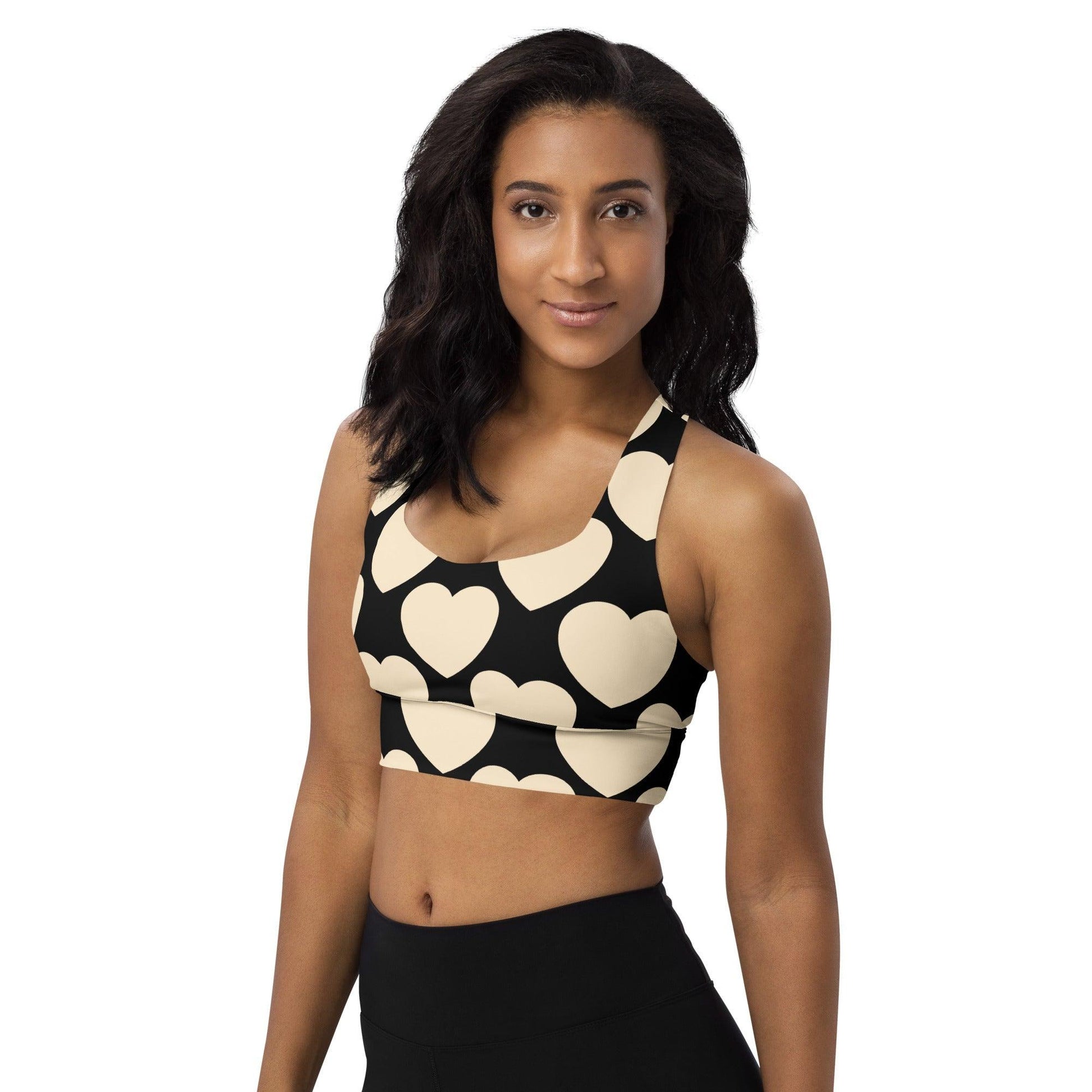 Sports Bra - ELLIE LOVE black - SHALMIAK