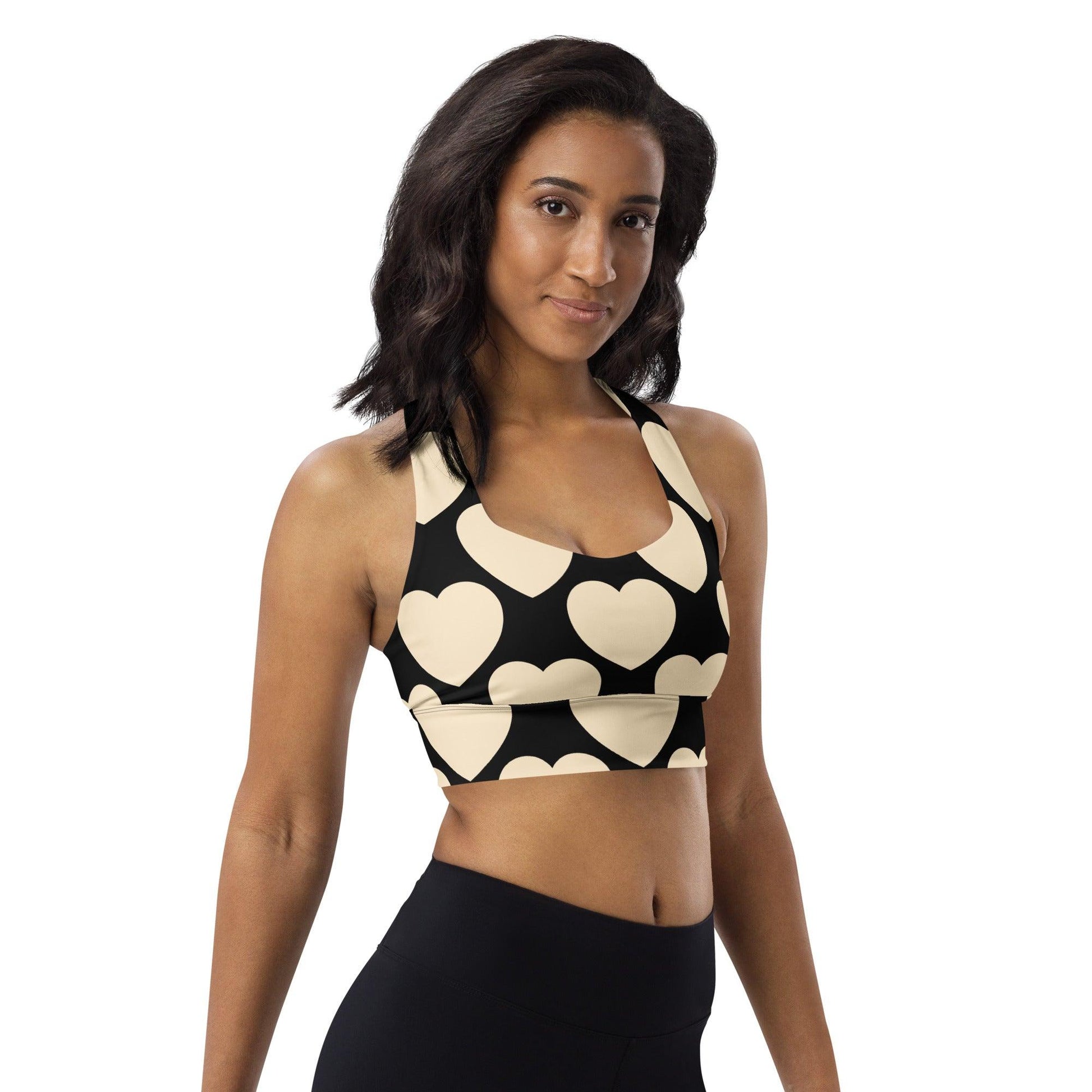 Sports Bra - ELLIE LOVE black - SHALMIAK