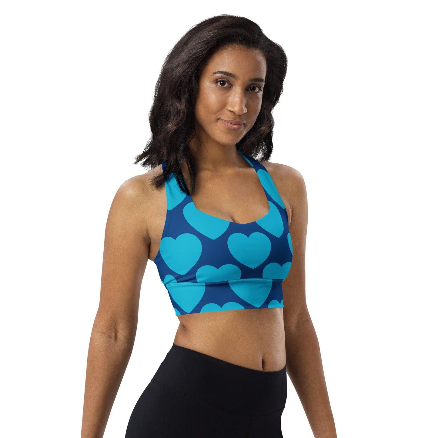 Sports Bra - ELLIE LOVE blues - SHALMIAK