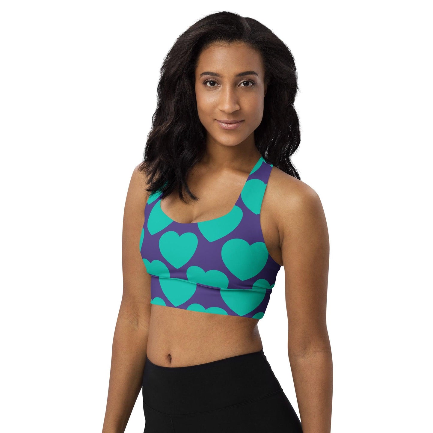 Sports Bra - ELLIE LOVE mint purple - SHALMIAK
