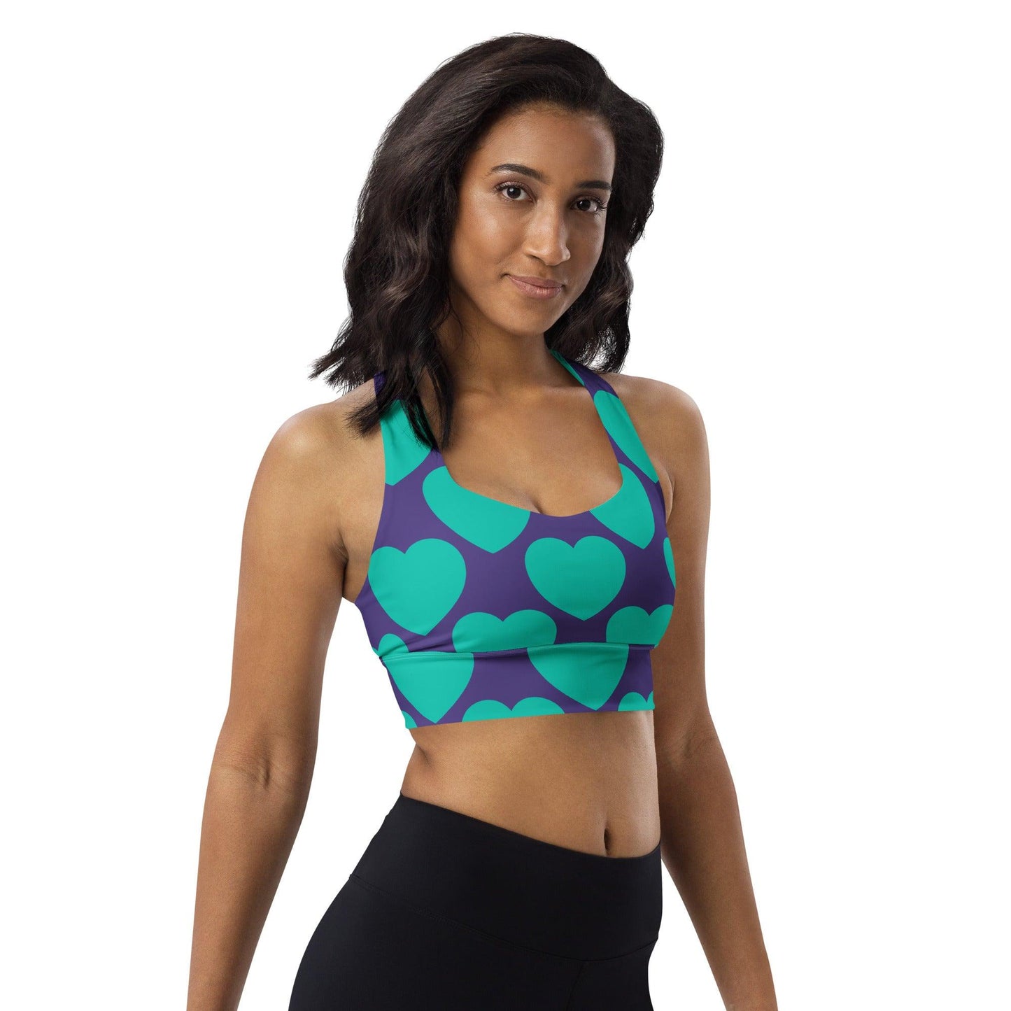 Sports Bra - ELLIE LOVE mint purple - SHALMIAK