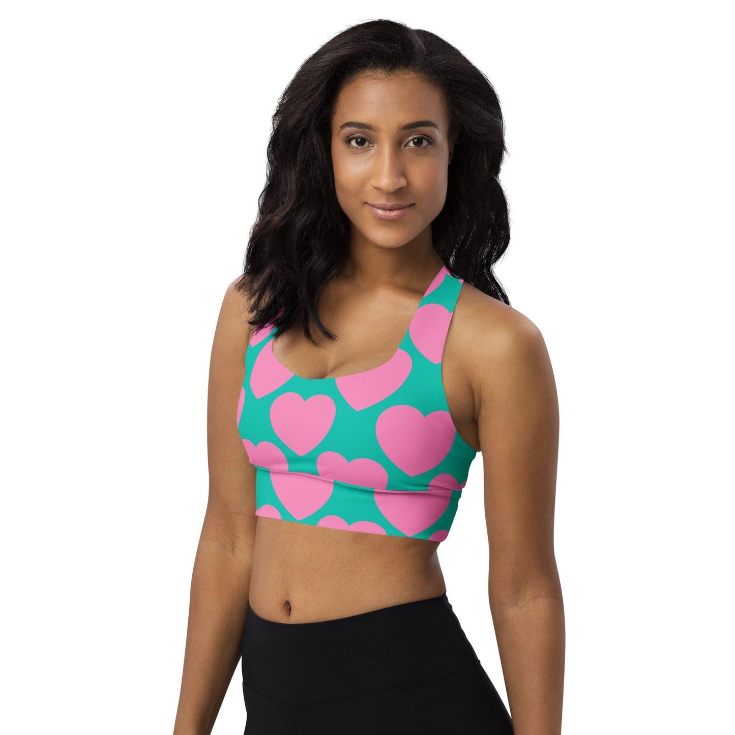 Sports Bra - ELLIE LOVE pink mint - SHALMIAK