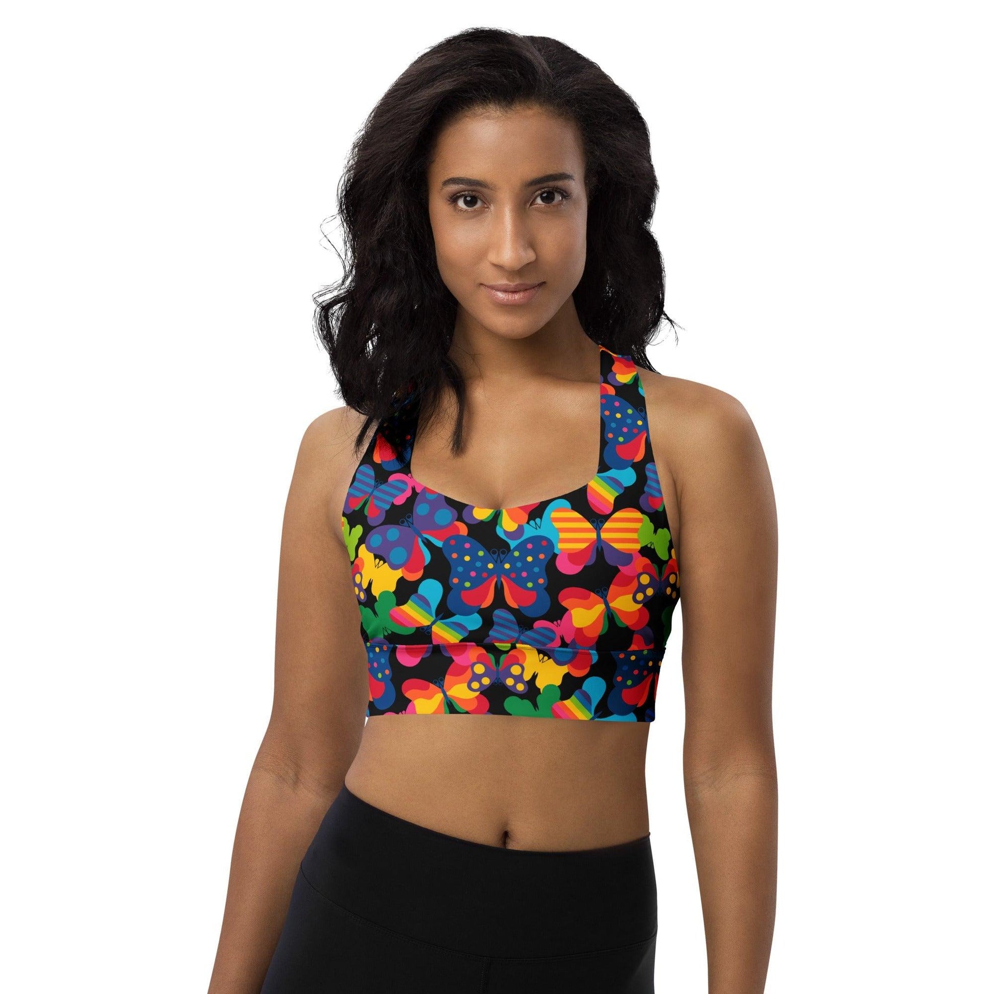 Sports Bra - FLYRAVE black - SHALMIAK