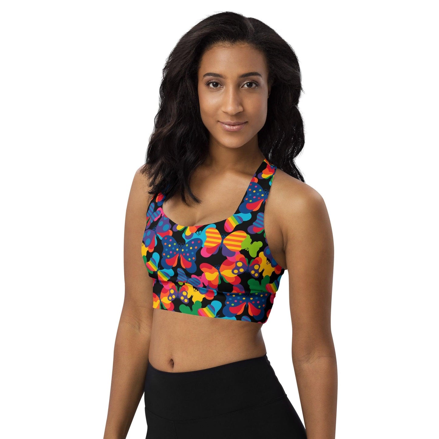 Sports Bra - FLYRAVE black - SHALMIAK
