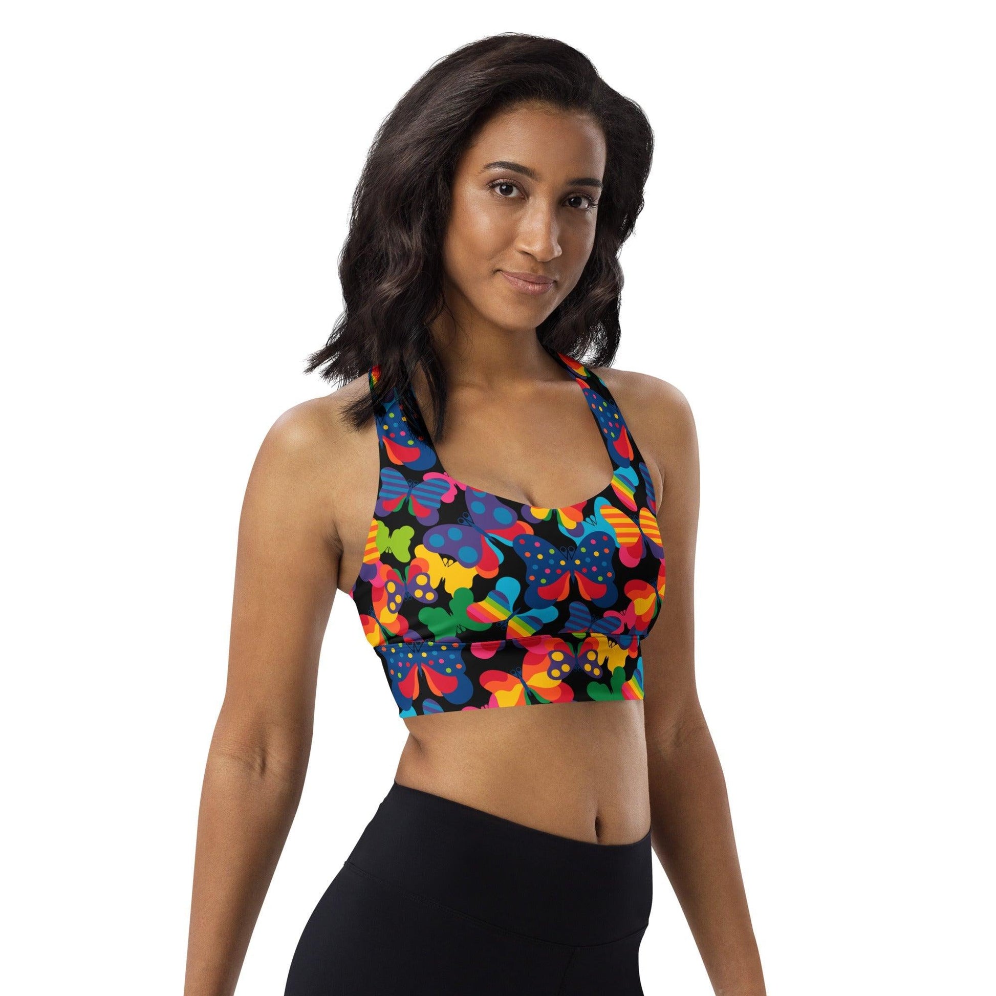 Sports Bra - FLYRAVE black - SHALMIAK