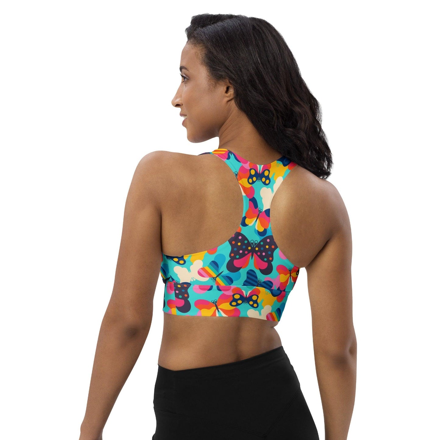 Sports Bra - FLYRAVE turquoise - SHALMIAK