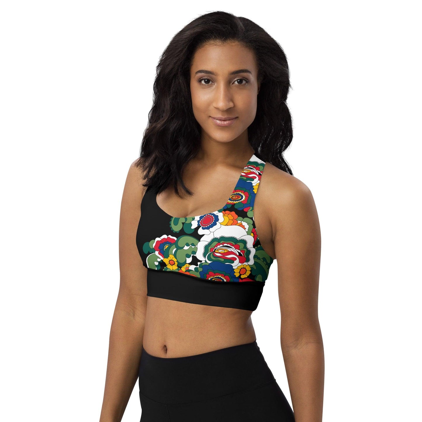 Sports Bra - GROOVY KURBITS black - SHALMIAK