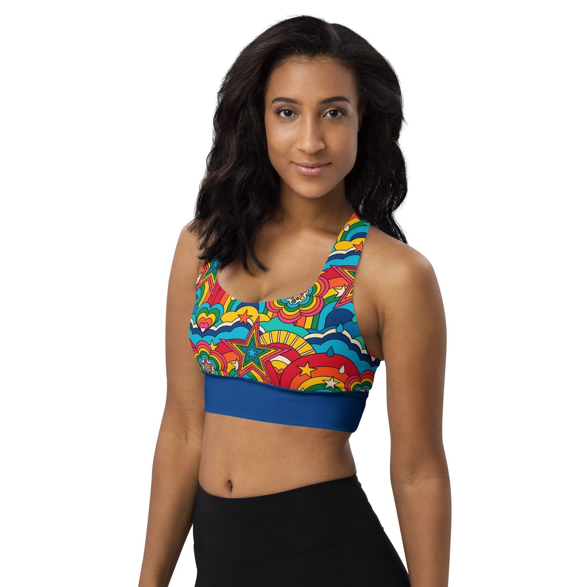 Sports Bra - RAINBOW RAVE - SHALMIAK