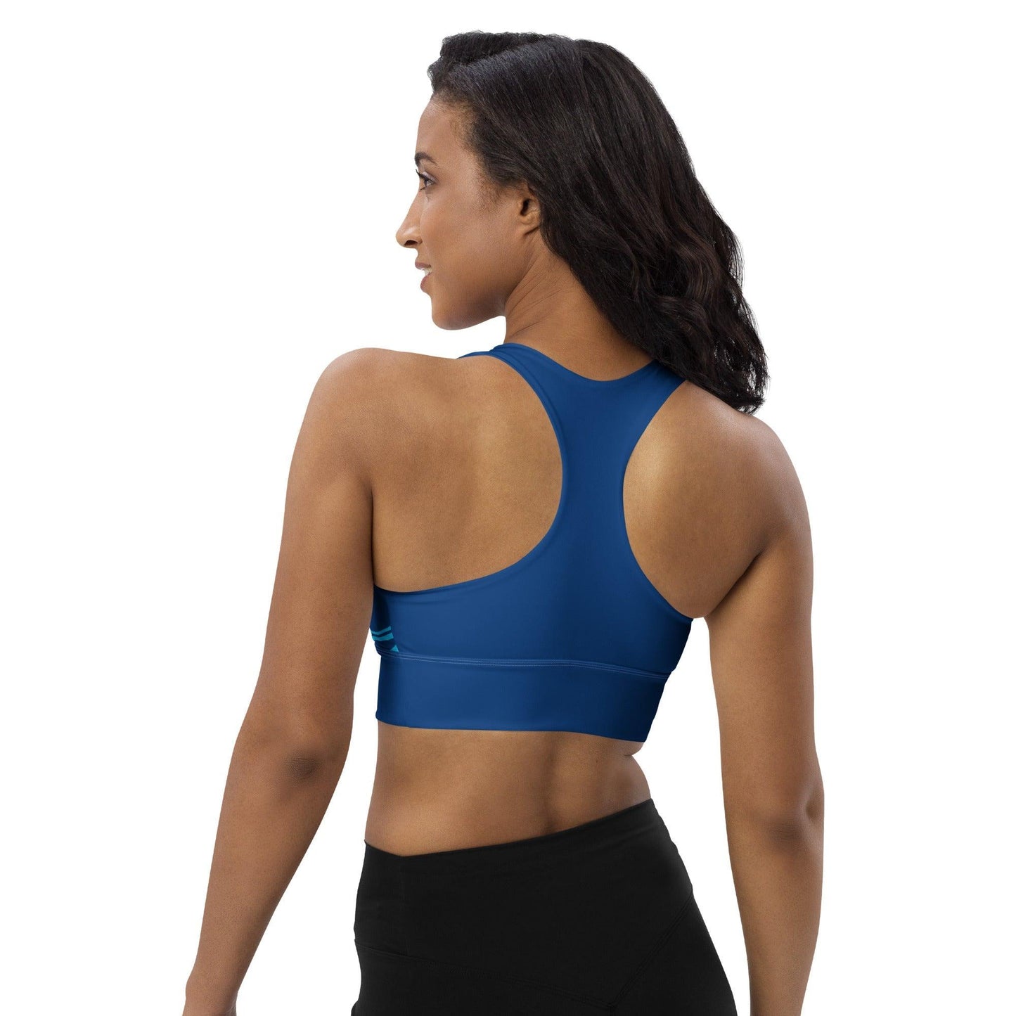 Sports Bra - WAVY blues - SHALMIAK